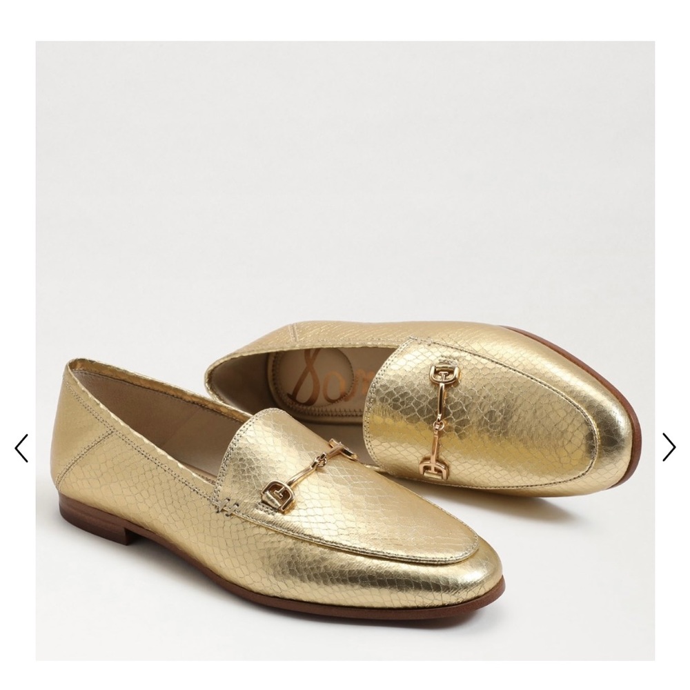 Sam Edelman loafer / size 6.5 / New no tags- never worn / padded insole/ gold
